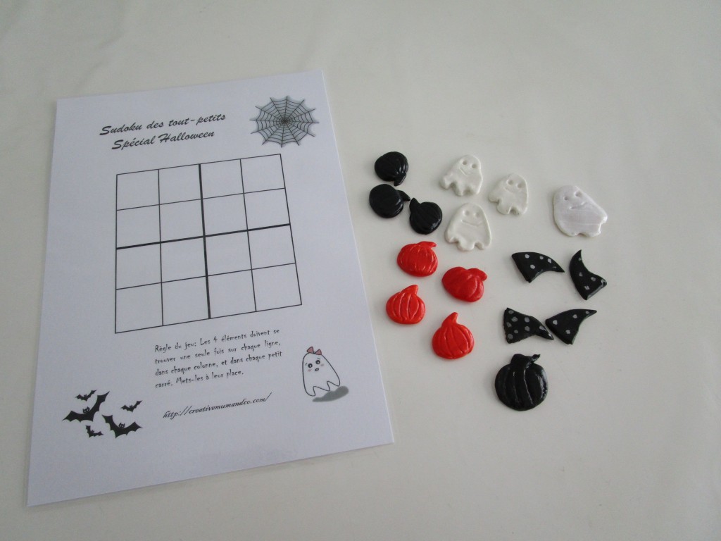 Un jeu de Sudoku Spécial Halloween à réaliser avec les enfants ...