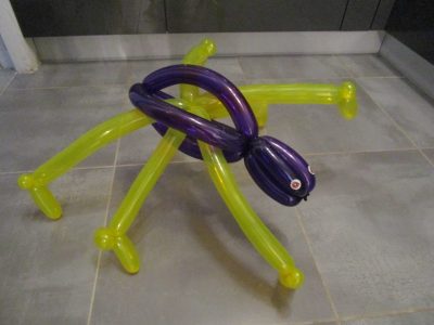 tuto araignée ballons sculpture