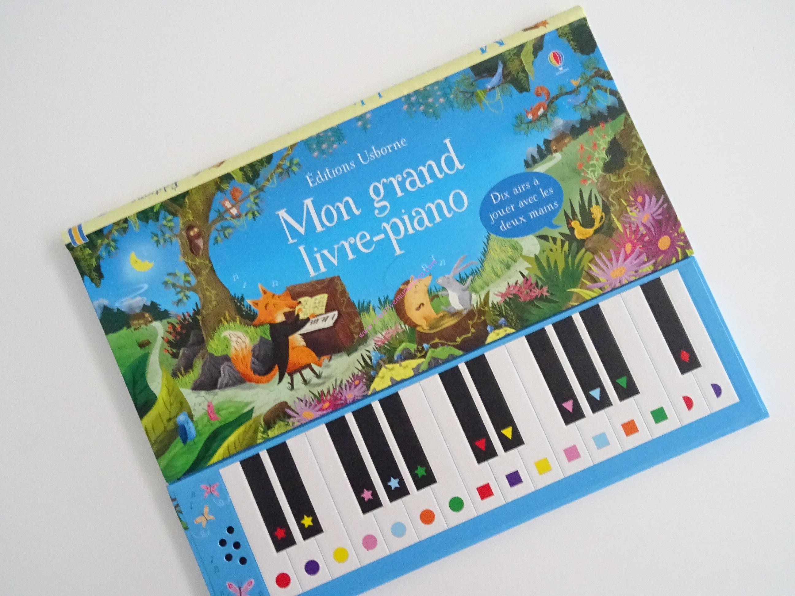Mon premier livre-piano Usborne - Les Perles de Maman