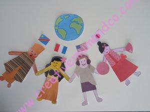 poupées-monde-papier-printable