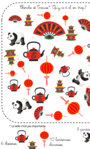 Le cahier d'activités du Nouvel An chinois à imprimer
